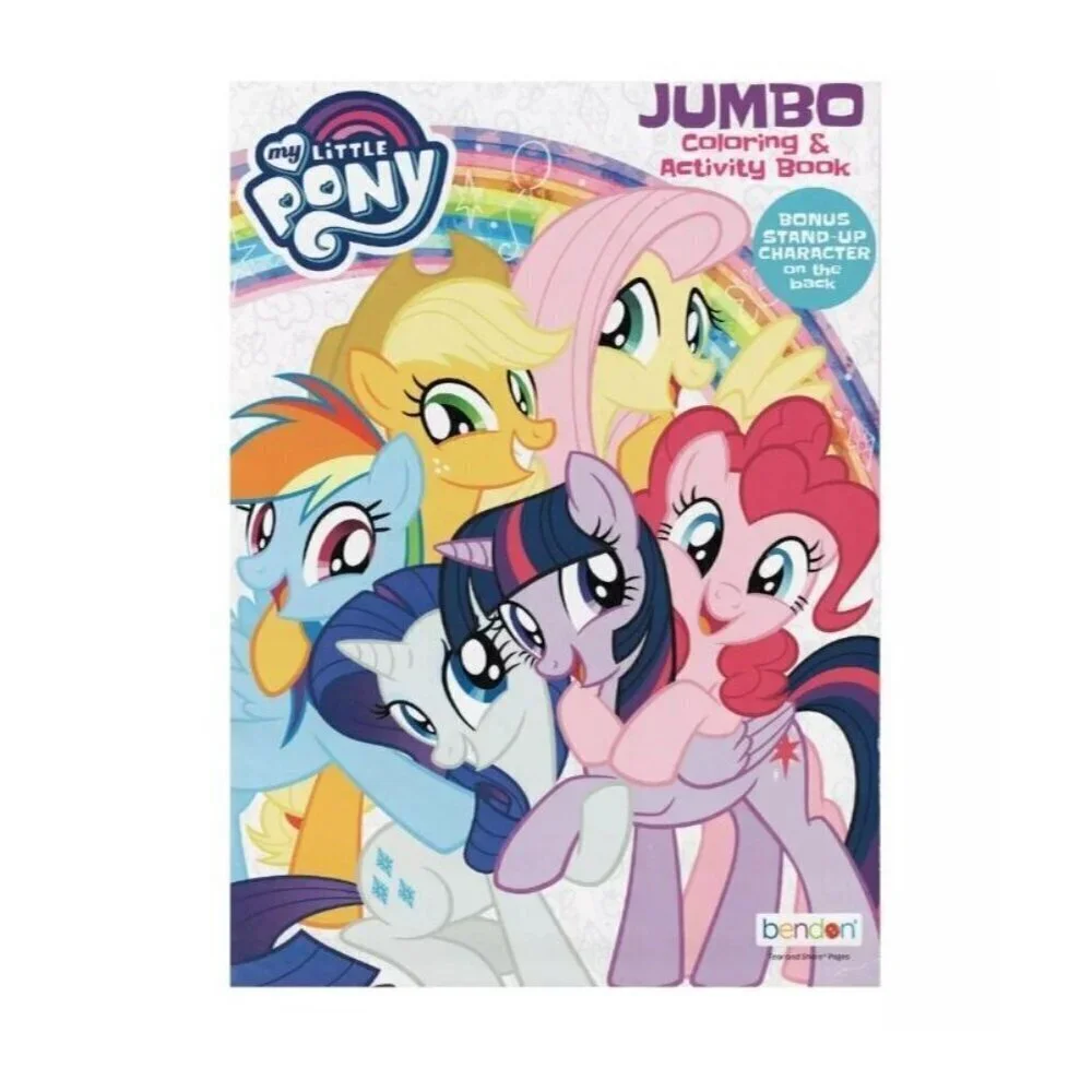 My Little Pony Coloring & Activity Kids Book: 80 Pages + Stand-Up Character